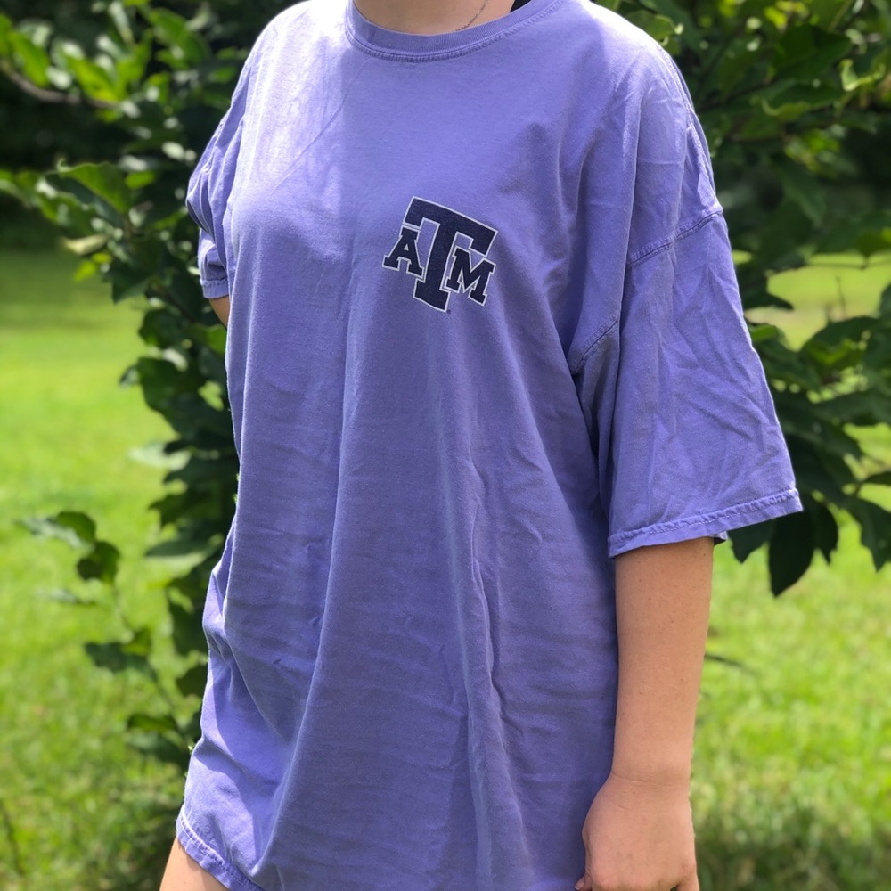 A&M pastel purple shirt
